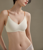 【A~Dカップ】谷間メイクノンワイヤーブラ|バストアップシームレスブラ