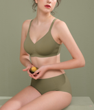 【A~Dカップ】昼夜兼用ノンワイヤーブラ|呼吸シームレスブラ|通気性抜群